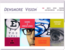 Tablet Screenshot of densmorevision.com